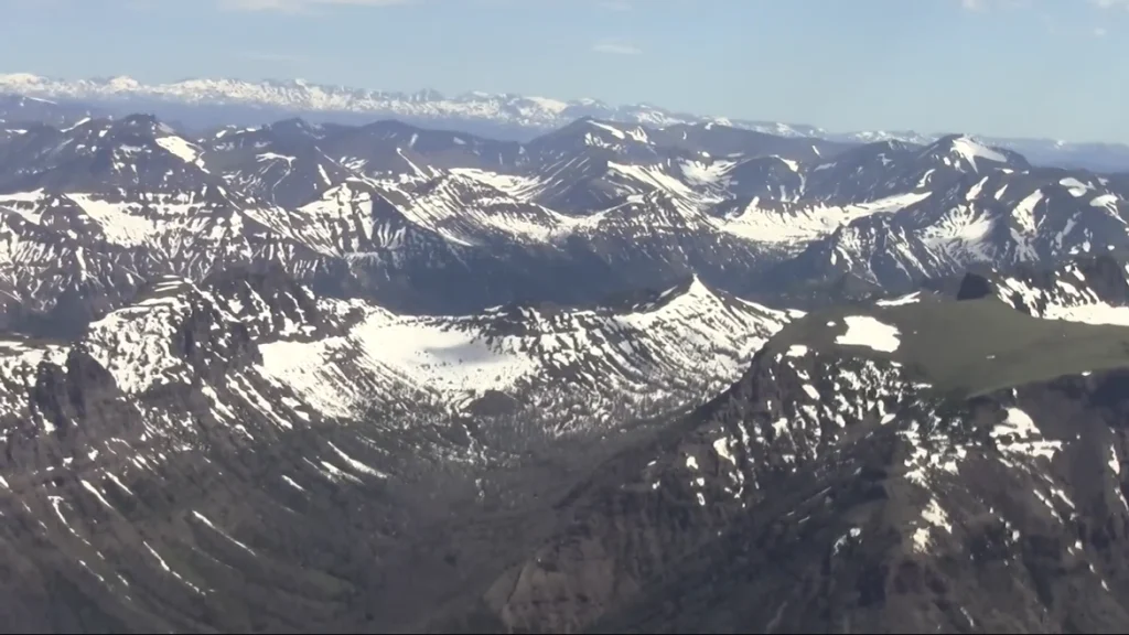 Absaroka Range in Yellowstone National Park