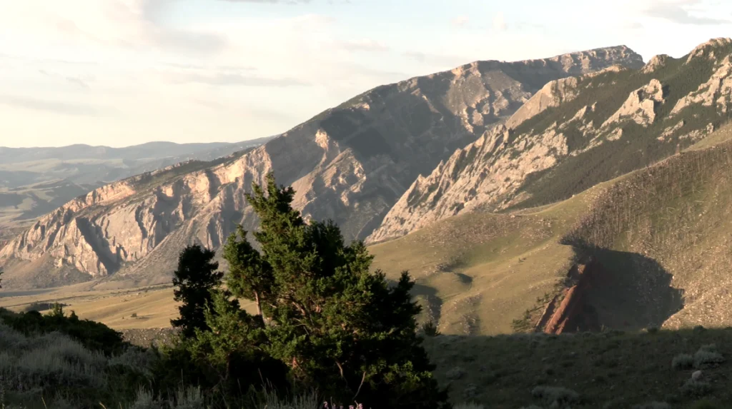 Beartooth Mountains view from Yellowstone National Park