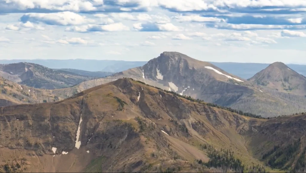First Peoples Mountain (Mount Doane) in Yellowstone National Park