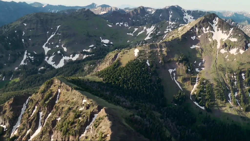 Gallatin Range in Yellowstone National Park